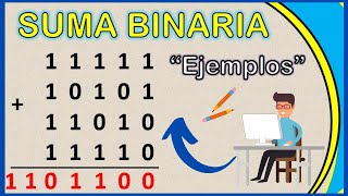 SUMA BINARIA  Ejemplos Resueltos 3 ✔ 💥 [upl. by Kcor]