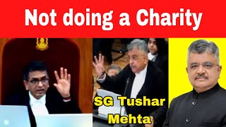 Solicitor General Tushar Mehta in Electoral Bonds Case Supreme Court [upl. by Otila651]