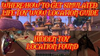 WhereHow To Get Simulated Life Toy WoW Location guide Hidden Toy [upl. by Esilahc]