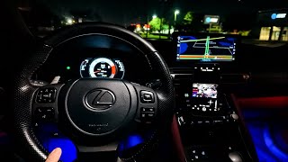 LEXUS IS350 FSPORT NIGHTRIDE POV SHOULD I HAVE BOUGHT A HELLCAT [upl. by Rairb]