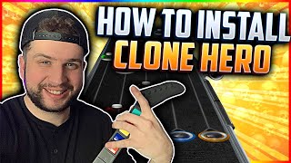 How to install Clone Hero  Add Songs 2023 [upl. by Athallia]