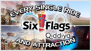 ALL Rides amp Attraction at to Six Flags Qiddiya City [upl. by Aleunamme]