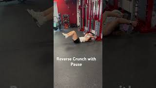 Reverse Crunch with Pause Demonstration [upl. by Iran951]