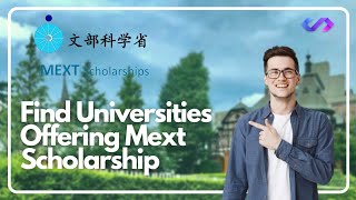 How to find Universities in Japan MEXT University Scholarship [upl. by Aihtebat178]