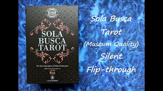 Sola Busca Tarot Museum Quality  Silent Flipthrough [upl. by Fellows]