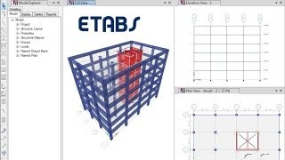 ETABS  03 Introductory Tutorial Concrete Watch amp Learn [upl. by Debera679]