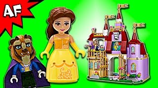 Lego BELLEs Enchanted Castle 41067 Speed Build [upl. by Ylrebmic656]