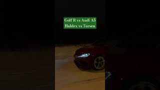 Golf R vs Audi A5 Haldex vs TorsenQuattro [upl. by Enneibaf]