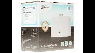 Электроводонагреватель проточный Electrolux NP 6 Aquatronic 6 кВт [upl. by Ical723]