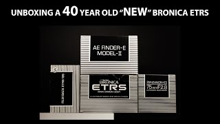 Unboxing the Bronica ETRS NEW old stock with special back [upl. by Sirrah942]