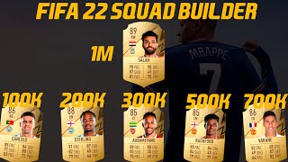 FIFA 22 BEST PREMIER LEAGUE TEAMS FIFA 22 100K 200K 300K 500K 700K 1M SQUAD BUILDER WITH AI 33 [upl. by Anirad717]