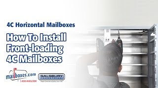 Mailboxescom  How to Install FrontLoading 4C Horizontal Mailboxes [upl. by Hellman100]