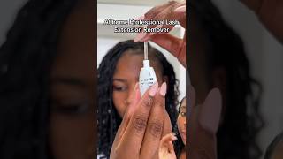 Trying an at home professional lash remover eyelashes lashes [upl. by Queridas]