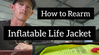 How To Rearm Your Inflatable Onyx M24 Life Jacket [upl. by Seeto141]