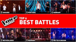 The BEST Battles of alltime on The Voice Kids  TOP 6 [upl. by Ennirroc964]