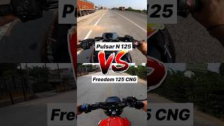 Petrol vs CNG 🔥 Pulsar N 125 vs Freedom 125 shorts n125 [upl. by Alexine]