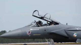 F15 Strike Eagle Demo Team  Cecil Field AirShow 2009 [upl. by Leikeze]