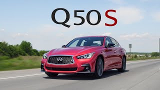 2016 Q50 Red Sport 400 0160 or top speed run [upl. by Notloc]