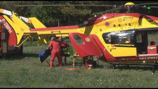 Accident de tracteur à Estaussan wmv [upl. by Sukul]