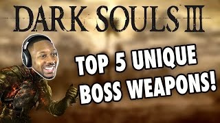 Dark Souls 3  Top 5 Unique Boss Weapon Arts And Movesets [upl. by Rivy]