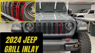 How To Install Your 2024 Jeep Rubicon Grill Inlay  From Underground Graphics Jeep rubicon [upl. by Ayojal]