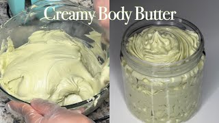 HOW TO MAKE THE CREAMIEST WHIPPED BODY BUTTER STEP BY STEP WITH MEASUREMENTSENTREPRENEURSHIP LIFE [upl. by Hcirdla]