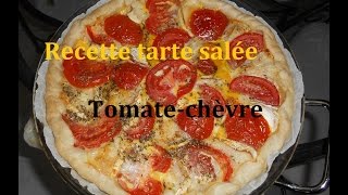 Cuisiner une tarte tomate chevre [upl. by Eniowtna536]