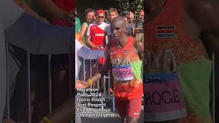 Eliud Kipchoge will not finish the olympic marathon paris2024 jo olympique run running nike [upl. by Gena]