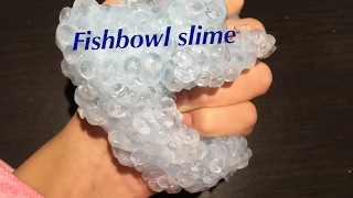 How to make the CRUNCHIEST fishbowl slime ever [upl. by Nodal]