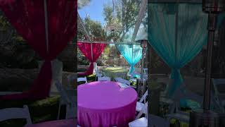 Clear tent 20 x 50 ft tent party eventtent partytent fiesta [upl. by Xyla]