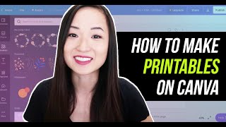 How to Make Printables on Canva for Etsy  How to Make Passive Income on Etsy [upl. by Tosch637]