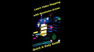 How To Start With Video Projection Mapping Using Resolume Arena  A Quick and Easy Beginners Guide [upl. by Eenot520]