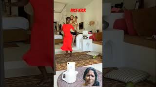 What a 🦵 My popo comedy dance song itsonyambu shorts trending video Purr family [upl. by Anilram266]