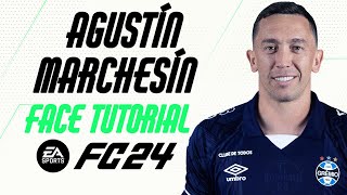 EA FC 24  AGUSTÍN MARCHESÍN FACE TUTORIAL  STATS GRÊMIO [upl. by Marji]