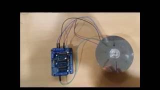 ARDUINO BLDC MOTOR Driver Using Used Hard Disk amp Motor Shield [upl. by Hillie197]