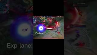 Exp lane is different shorts mobilelegends mlbb game funnyclip goviral shortvideo [upl. by Kam]