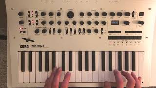 Korg Minilogue Wurlitzer Patch [upl. by Tammi]