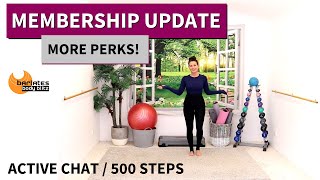 BARLATES YOUTUBE MEMBERSHIPS UPDATE  MORE PERKS  ACTIVE CHAT 500 STEPS [upl. by Swanson]