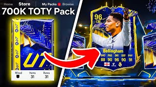 6 TOTYTOTY ICONS PACKED 🤯 700K EPIC TOTY PACKS  FC 24 Ultimate Team [upl. by Reffinej]