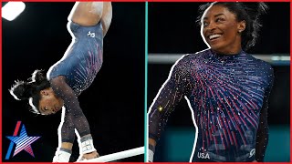 See Simone Biles NAIL Paris Olympics Practice Routines From Every Angle [upl. by Ilyssa]