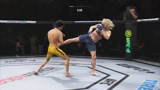 UFC 4  Buce Lee vs Antje Utgaard HOT MODEL  EA Sports UFC 4 [upl. by Cherise]