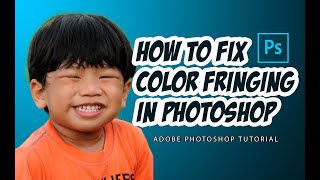 How to Remove Color Fringing in Photoshop [upl. by Feenah]