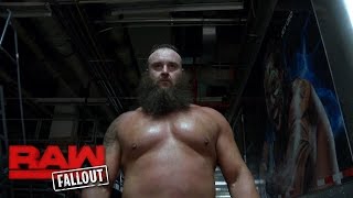 Braun Strowman is ready to destroy SmackDown LIVE Raw Fallout Oct 31 2016 [upl. by Andryc]