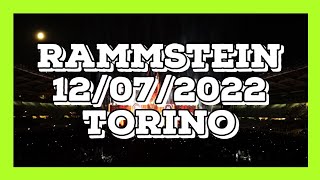 RAMMSTEIN STADIO OLIMPICO TORINO DEUTSCHLAND LIVE CONCERTO LIVE 12 LUGLIO 2022 [upl. by Aiuoqes]