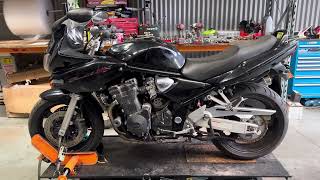 Suzuki Bandit 1200 GSF1200 2005 test run for parts dismantle salvage walk around [upl. by Bremser629]