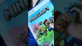 Minecraft PS5 Unboxing Late Unboxing [upl. by Airdnahc]