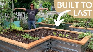 The ULTIMATE Raised Garden Beds for a Front or Backyard Vegetable Garden [upl. by Katie]