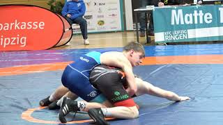 Wrestling  Ringen LM Sachsen 2024 Leipzig Jugend A U17 Freestyle 65 kg Fröhnert  Kolonko [upl. by Clyte]