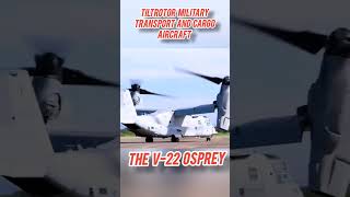 Tiltrotor Military Transport And Cargo Aircraft [upl. by Oicor]