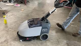 Advance SC351 Walk Behind Floor Scrubber Demo [upl. by Shanly]